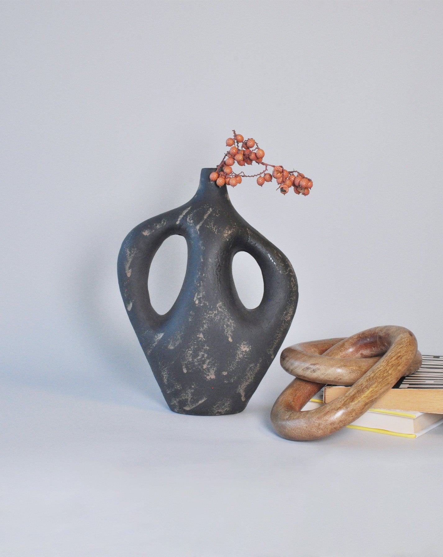 Black Aura Vase
