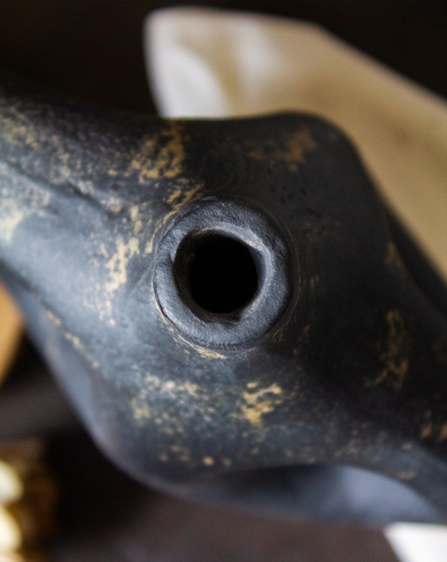 Black Aura Terracotta Vase