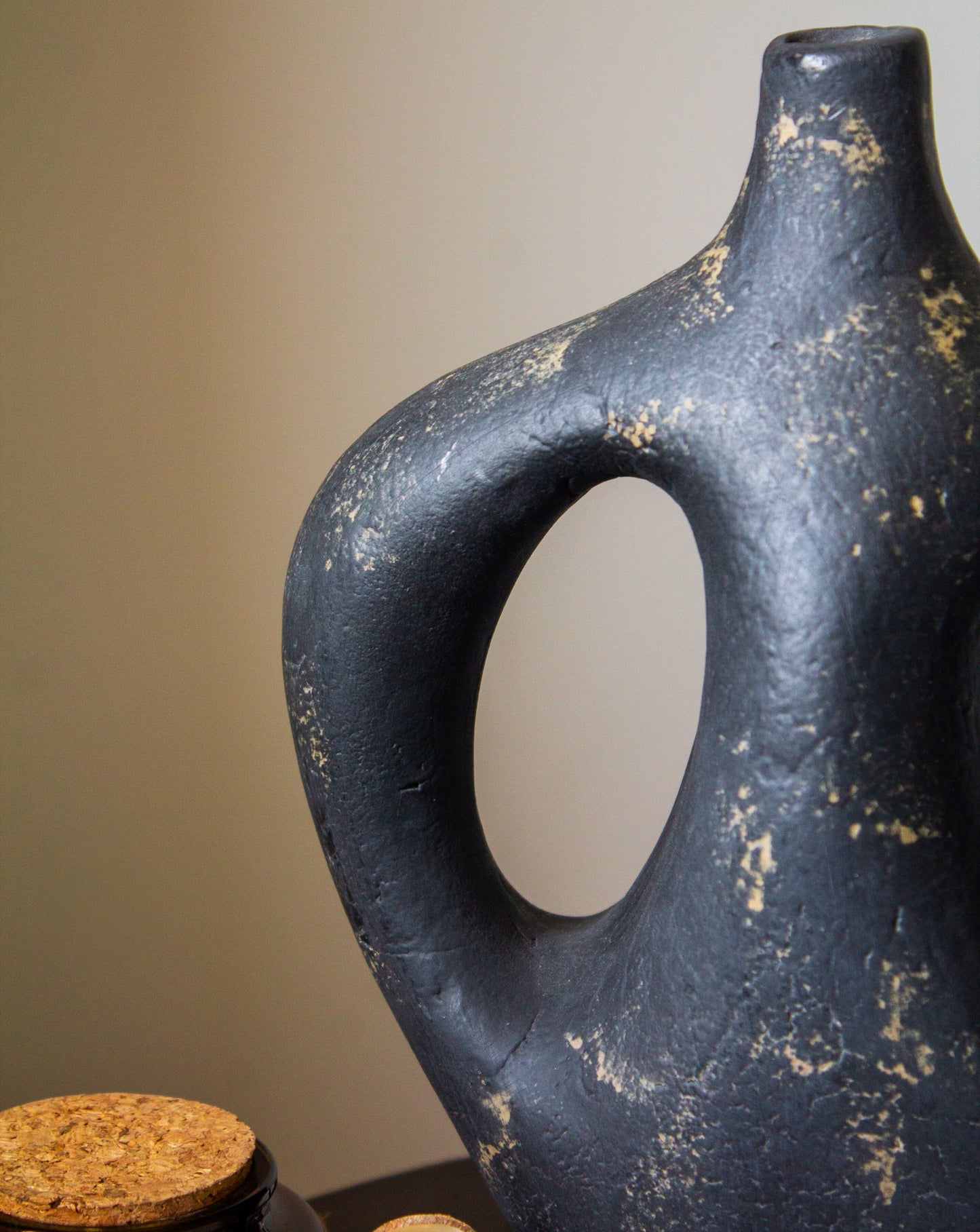 Black Aura Vase