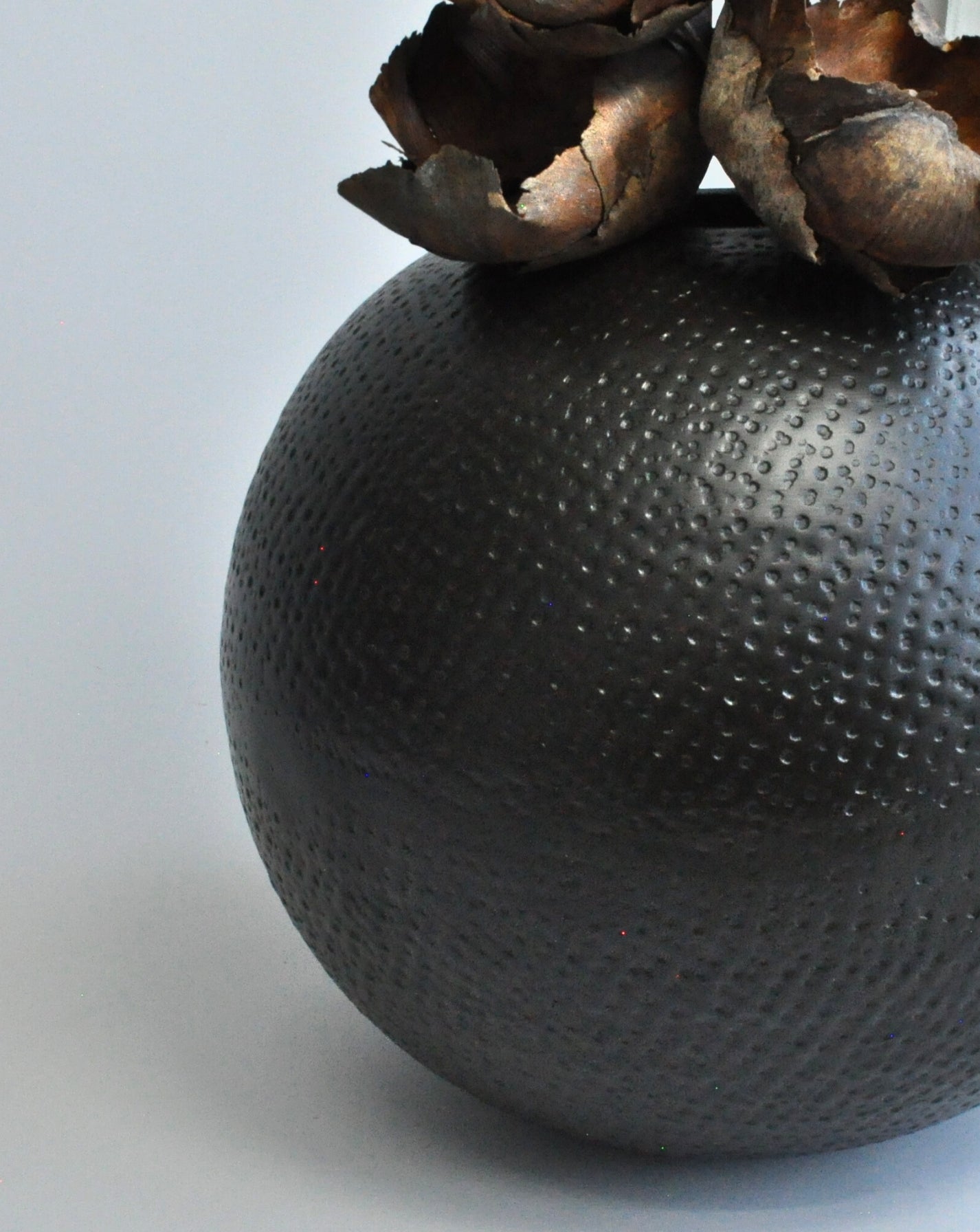 Ober Globe Metal Vase