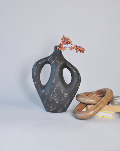 Black Aura Vase