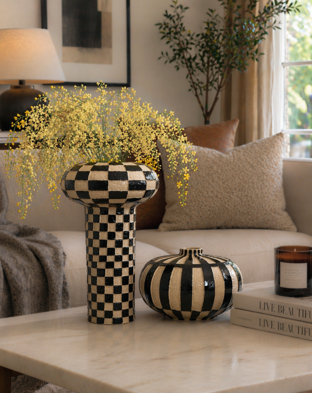 Dune Ceramic Vase | Tall