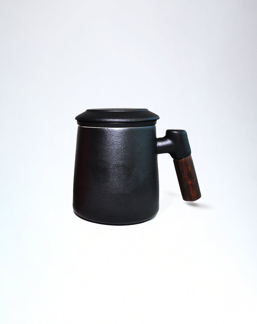 Ceramic Mug with Lid and Strainer