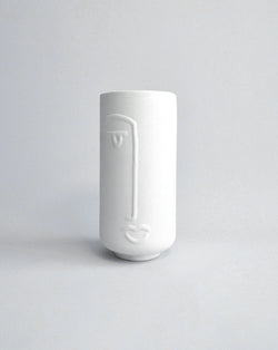 Demi Face Ceramic Vase