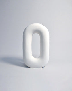 Halo Donut Ceramic Vase