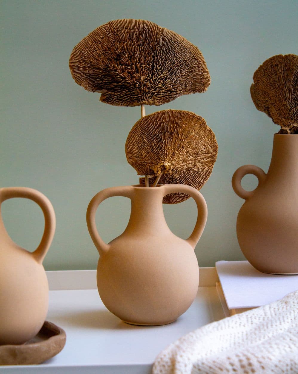 Kora Vase Beige