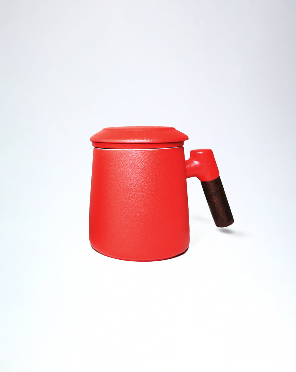 Ceramic Mug with Lid and Strainer