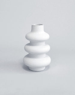 Three Fin Ceramic Vase