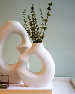Muse Duo Ceramic Vase Set