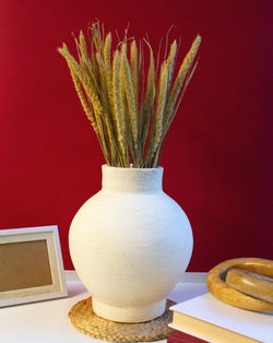 Sand Orb Terracotta Vase