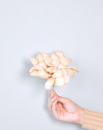 Corn Husk Flower Stems (Set of 2)