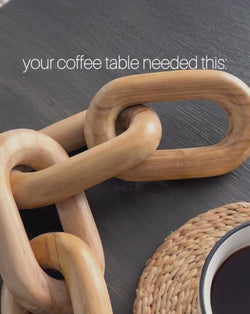 Wooden Chain Decor