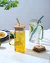 Modern Square Glass Tumbler (Set of 2)